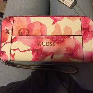 floral guess wallet
