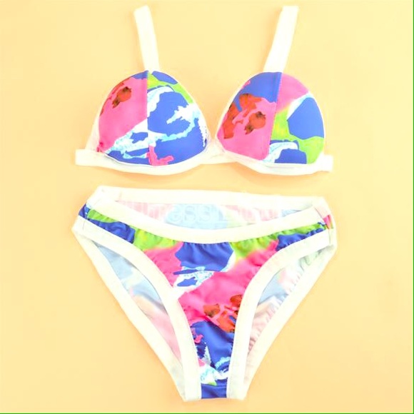 Strap Pad Low Waist swim Set