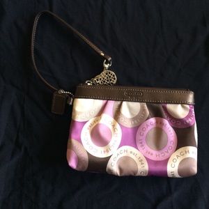 Brown & Pink Coach Wrislet