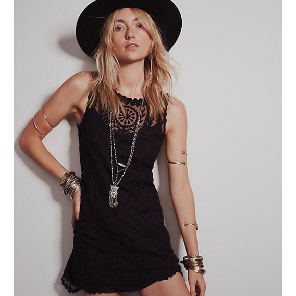 ISO Embroidered Net Shift Dress