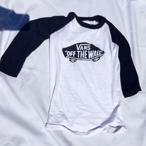 Vans "baseball tee" size Small