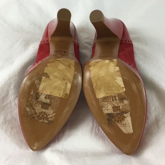 NEW Moschino Suede & Leather Mary Jane Platforms - Picture 3 of 4