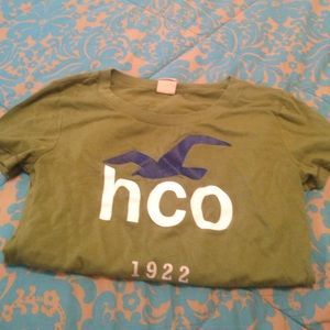 Green Hollister top