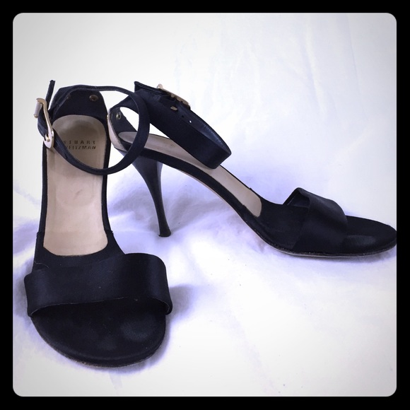 Stuart Weitzman Daniella Satin Sandals