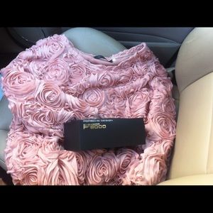 • Valentine Sale • Pink Rosette sweater