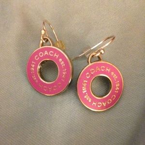 Authentic Coach earrings