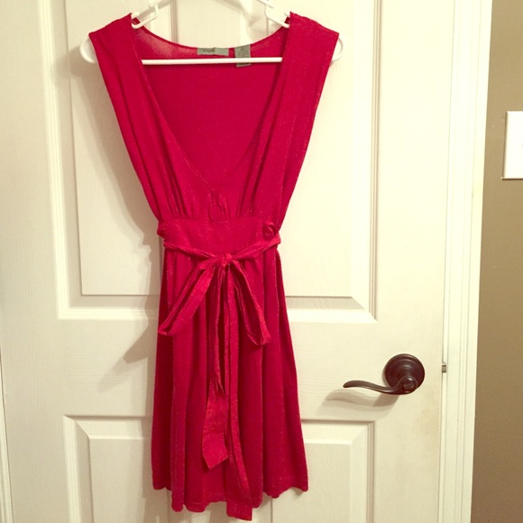Anthropologie red dress💃