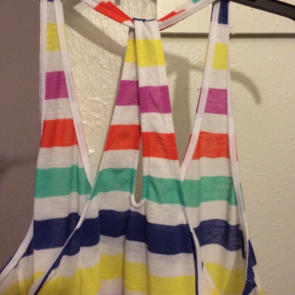 ⛔️⛔️SOLD ⛔️⛔️RacerBack Colorful Tank - Picture 2 of 3