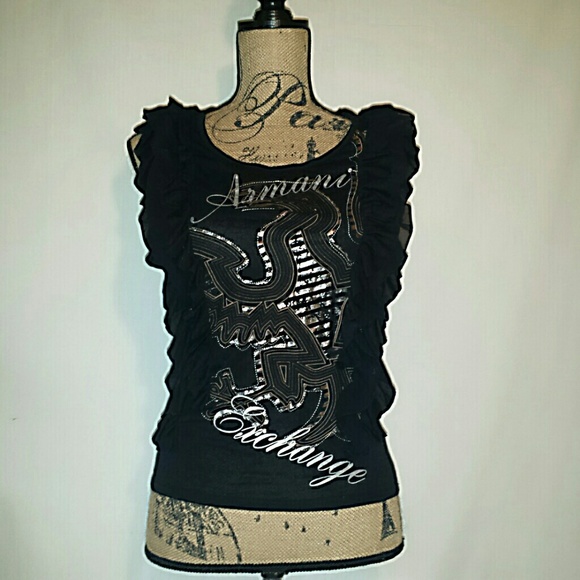 Authentic Armani  Black Shirt