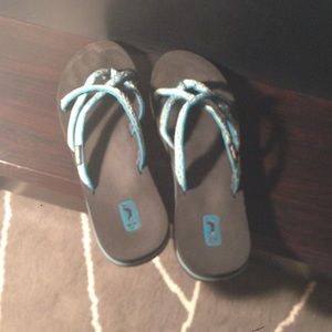 Blue Strapped Sandals