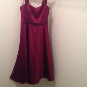 Sangria bridesmaid dress
