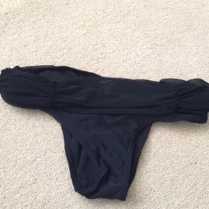 Black bikini bottom