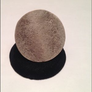 Rustic Silver Shield Ring