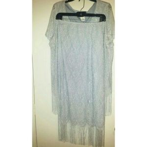 Shimmery Blouse n Skirt