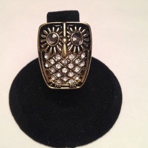 Bronze Owl Ring
