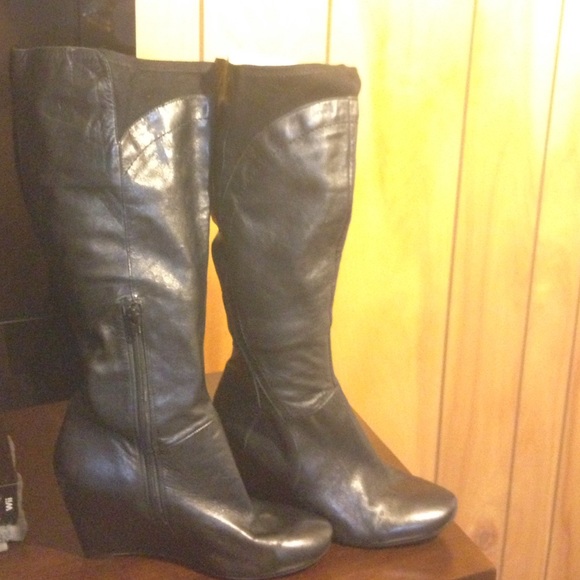 Nine West Wedge High Boot
