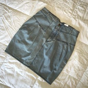 H&M High waisted denim skirt