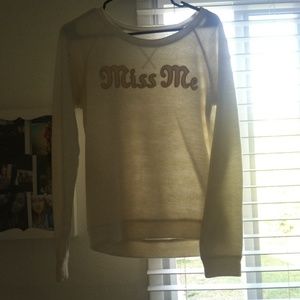 Miss me sweater