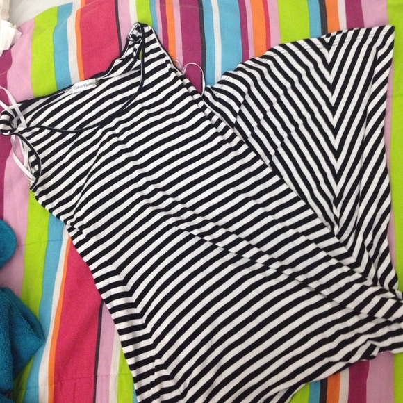 Calvin Klein striped tank dress