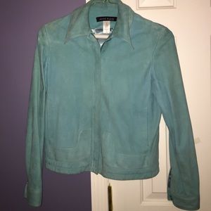 Anne Klein real suede jacket