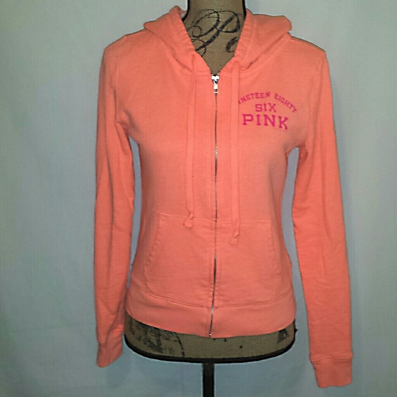 Vs pink full zip hoodie