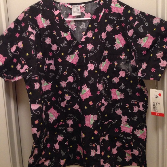 New scrub top