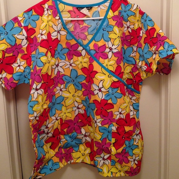 New scrub top.
