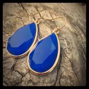 Sunday Fall Sale 💙Blue & Gold Earrings 💙