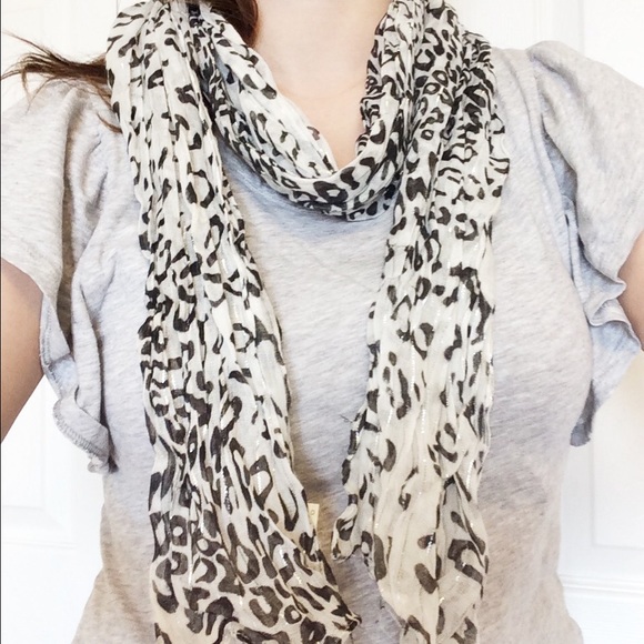 Zebra Print Scarf