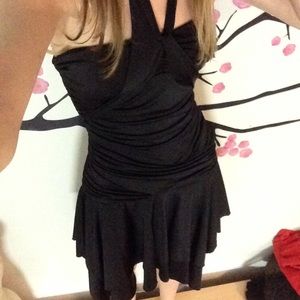 Black cocktail dress