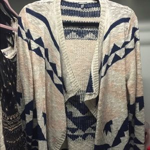 Cardigan Aztec print