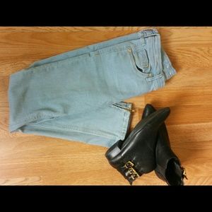 H&M acid was jeans. Chic. Fashion. Hipster. Cool.