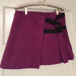 Burberry Corduroy Kilt Skirt Size 4