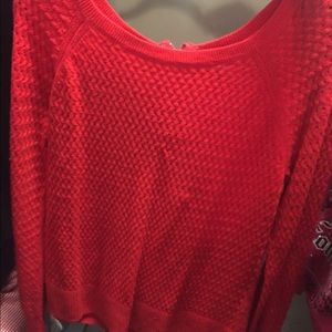 red American eagle sweater