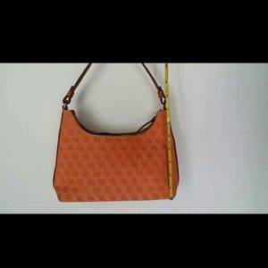 Dooney & Burke orange signature