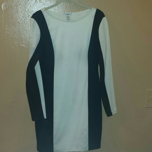 Black and white dress