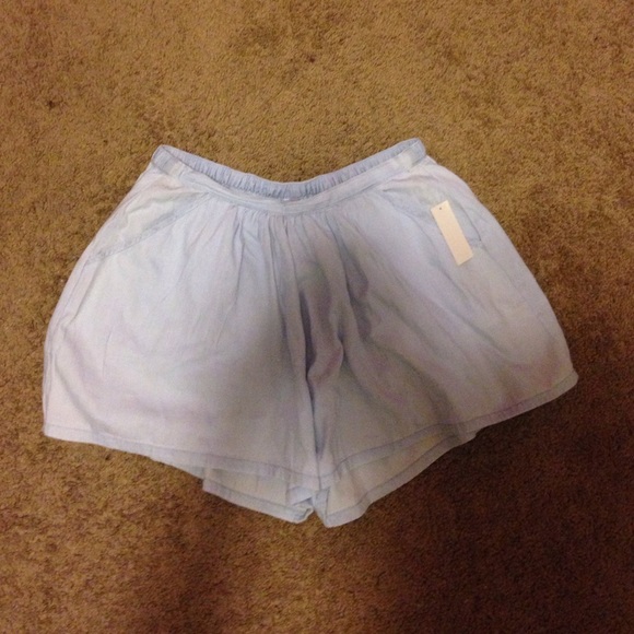 Blue shorts