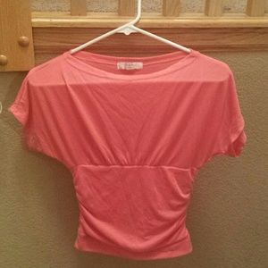 Girls Coral Fashion Top