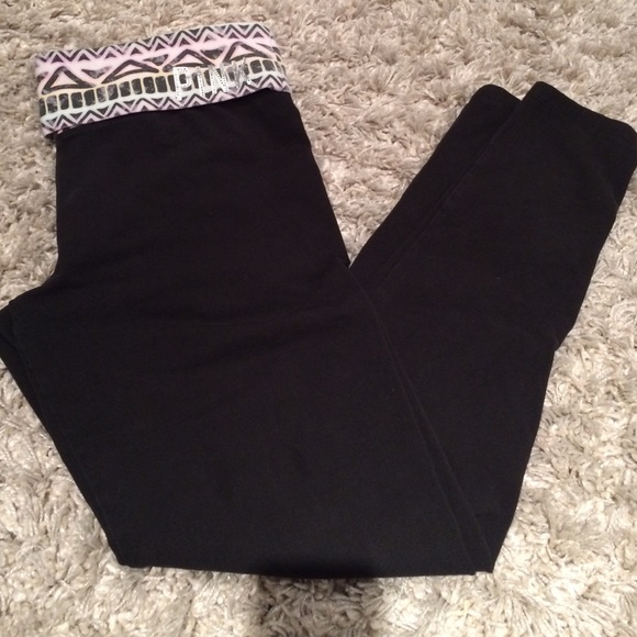 Victorias Secret PINK Yoga Fold Over Leggings❤️💗