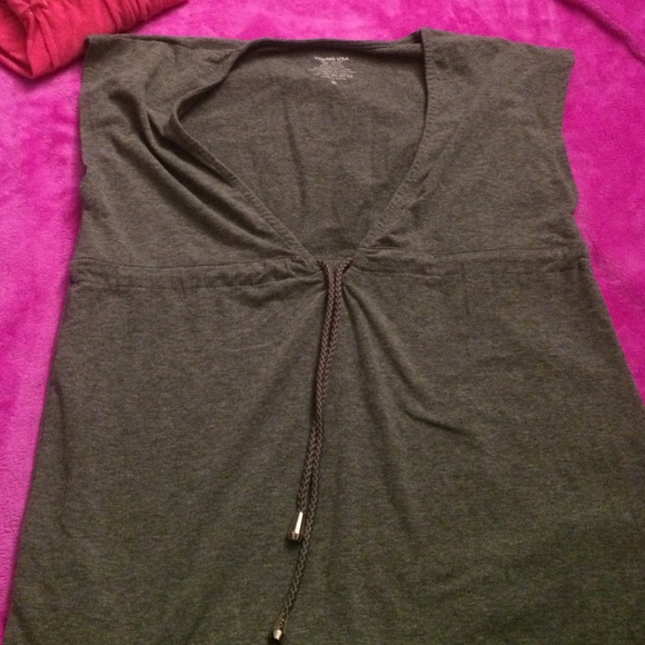 Grey pool cover up