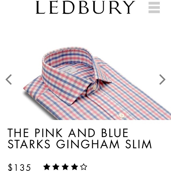 THE PINK AND BLUE STARKS GINGHAM SLIM