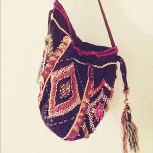 Forever 21 Boho Cross-Body Embellished Purse