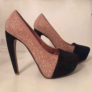 Free people Jeffrey Campbell studded heels 7.5