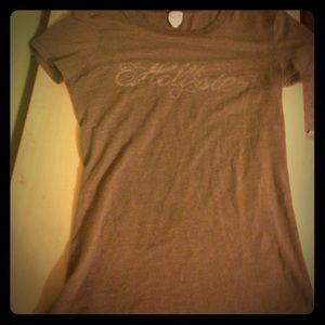 Brown Hollister T-Shirt.
