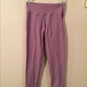 American eagle Stripe yoga crop pants