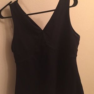 Lululemon black wrap tank