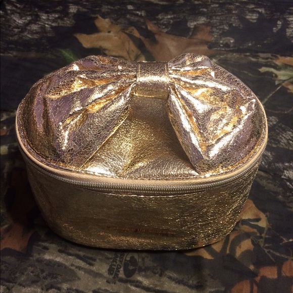 Victoria's Secret Gold Train Case