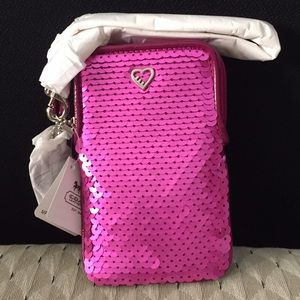 Coach uni Pop sequin iPhone 4 wallet case