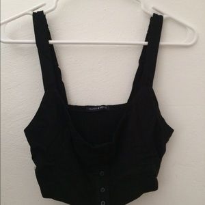 Brandy Melville black crop top