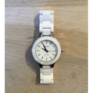 DKNY White Ceramic Watch